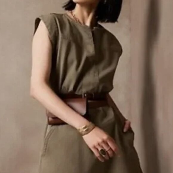 Banana Republic Split-Neck Mini Dress - Picture 6 of 6